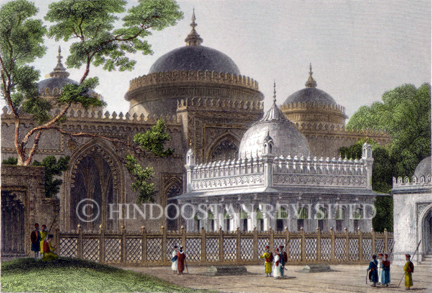 /data/Original Prints/Topography Views, City Views, Landscapes/THE MAUSOLEUM OF NIZAMOUDEEN OULEA DELHI.jpg